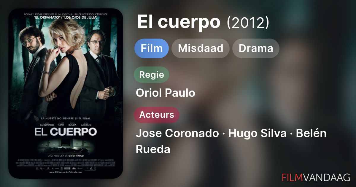 El cuerpo (film, 2012) FilmVandaag.nl