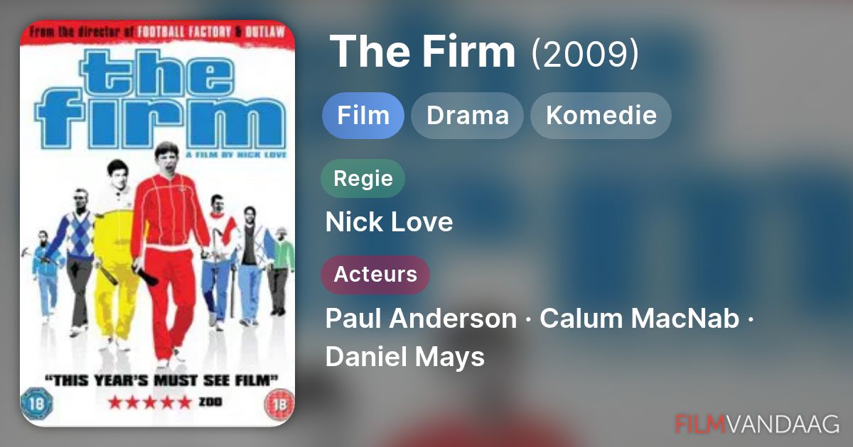 The Firm (film, 2009) FilmVandaag.nl
