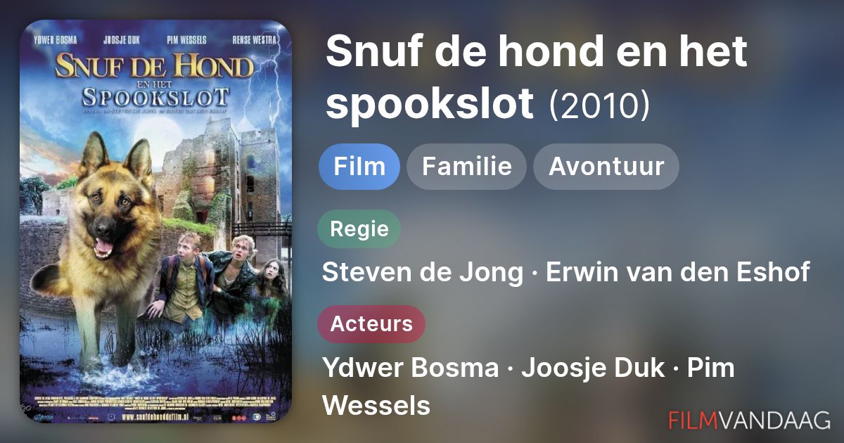 Snuf de hond en het spookslot (film, 2010) - FilmVandaag.nl