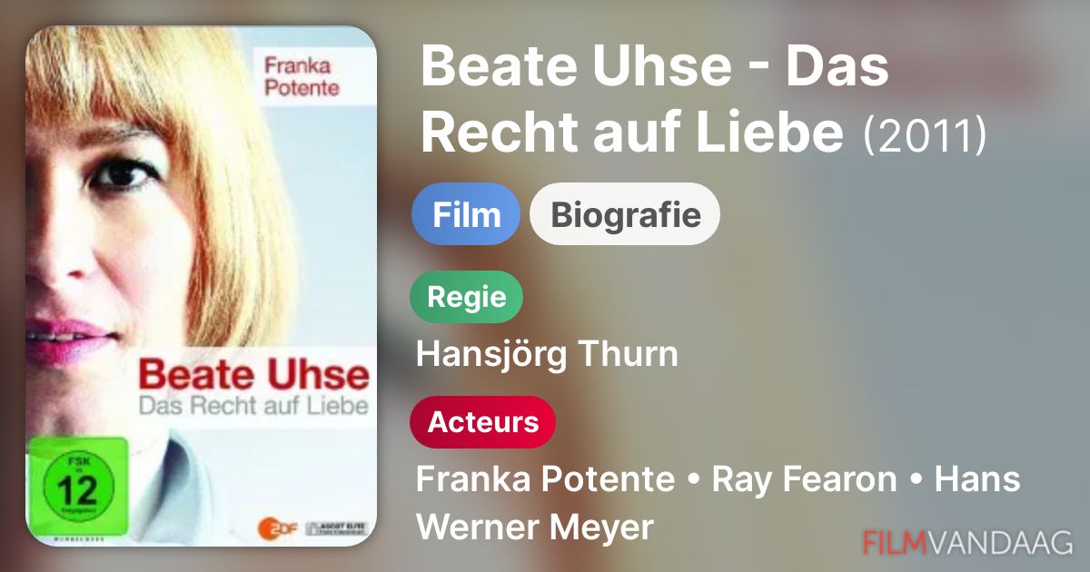 Beate Uhse Das Recht auf Liebe (film, 2011) FilmVandaag.nl Beate Uhse Das Recht auf Liebe (film, 2011) FilmVandaag.nl