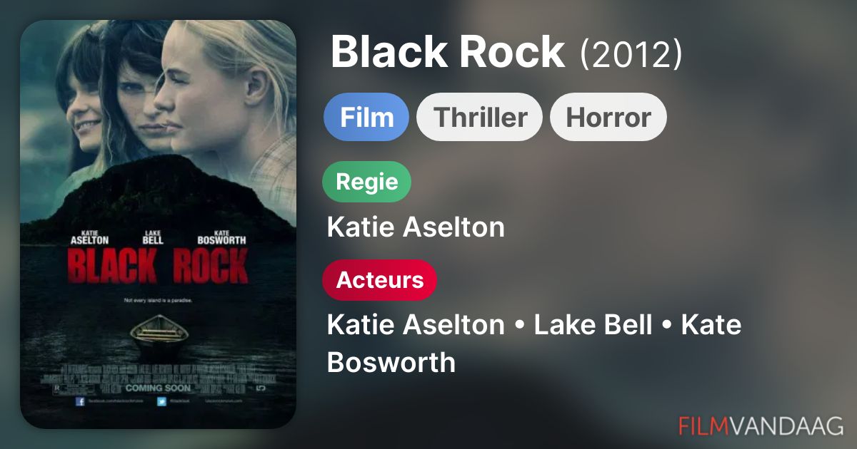 Black Rock (film, 2012) FilmVandaag.nl