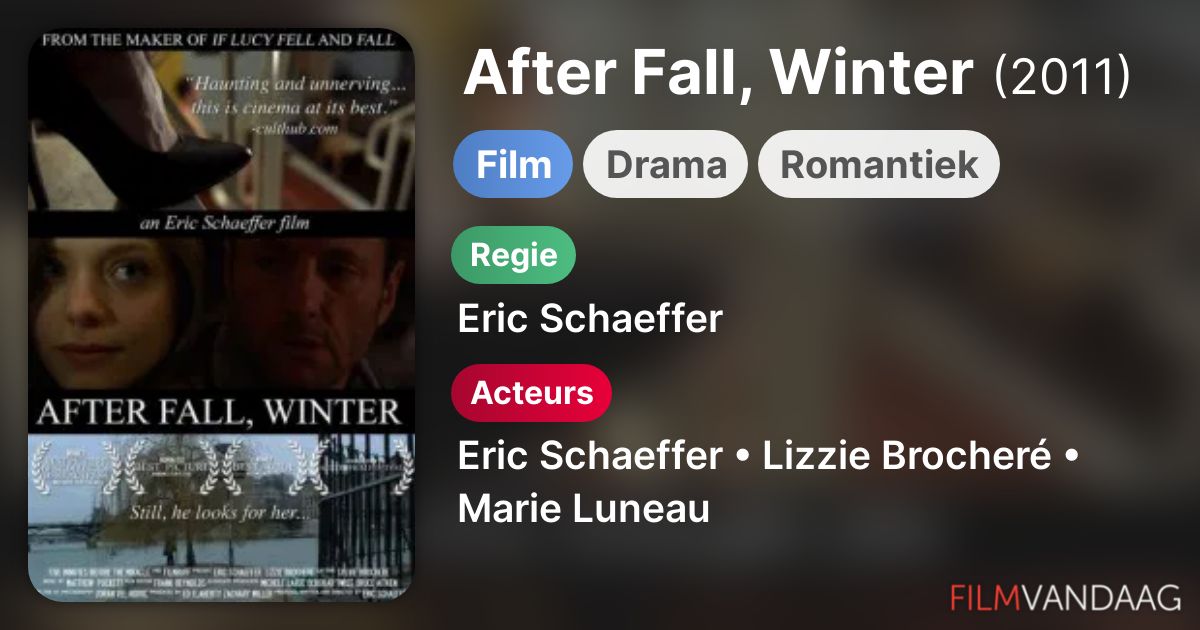 After Fall, Winter (film, 2011) - FilmVandaag.nl