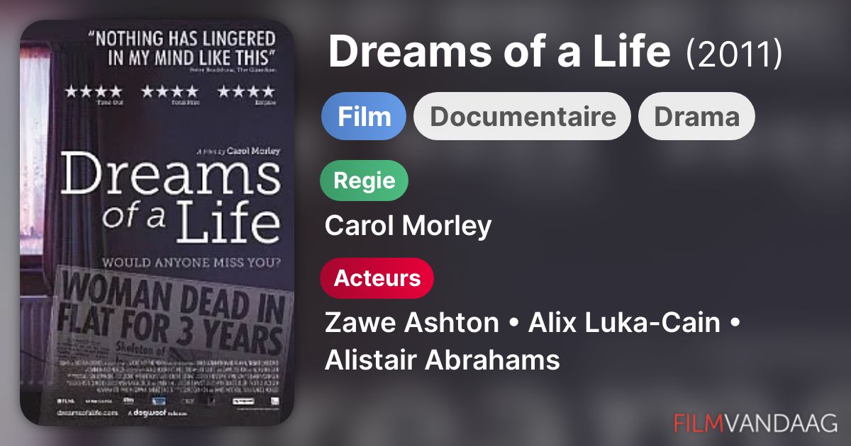 Dreams of a Life (film, 2011) FilmVandaag.nl