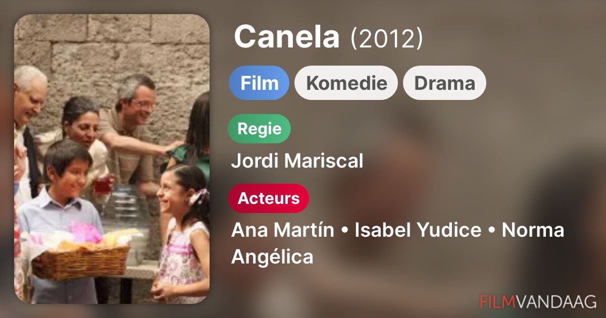Canela (film, 2012) - FilmVandaag.nl