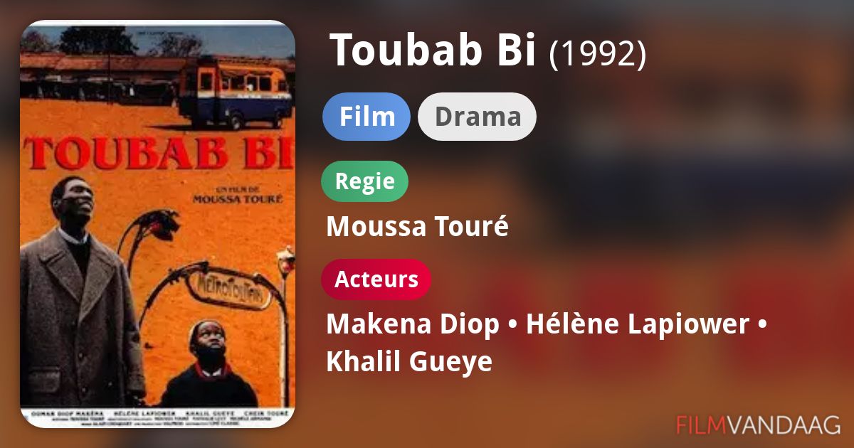 Toubab Bi (film, 1992) FilmVandaag.nl