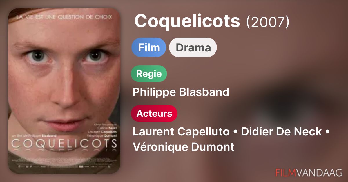 Coquelicots (film, 2007) FilmVandaag.nl