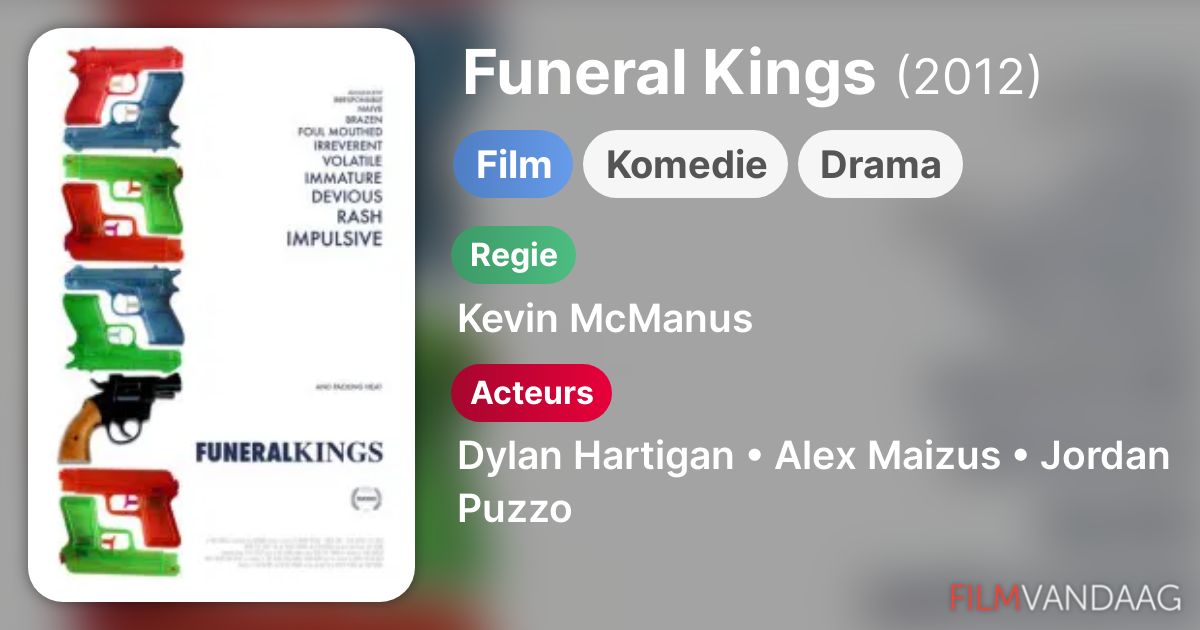 Funeral Kings (film, 2012) FilmVandaag.nl