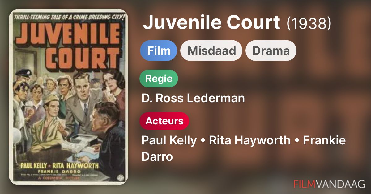 Juvenile Court (film, 1938) FilmVandaag.nl