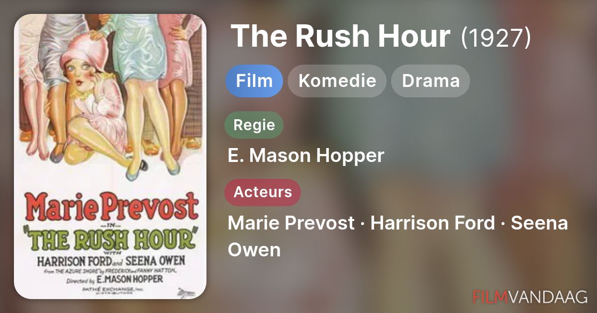 The Rush Hour (film, 1928) - FilmVandaag.nl