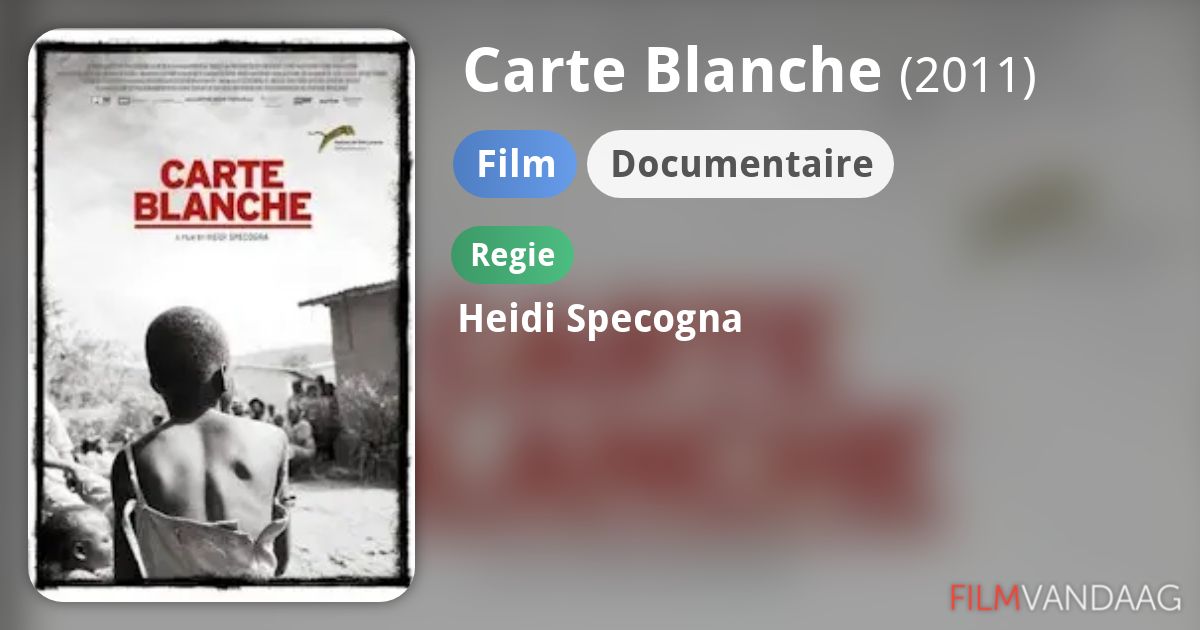 Carte Blanche (film, 2011) Nu Online Kijken FilmVandaag.nl