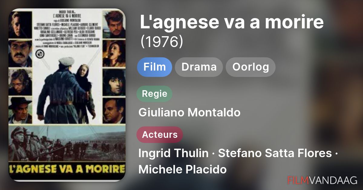 l agnese va a morire film