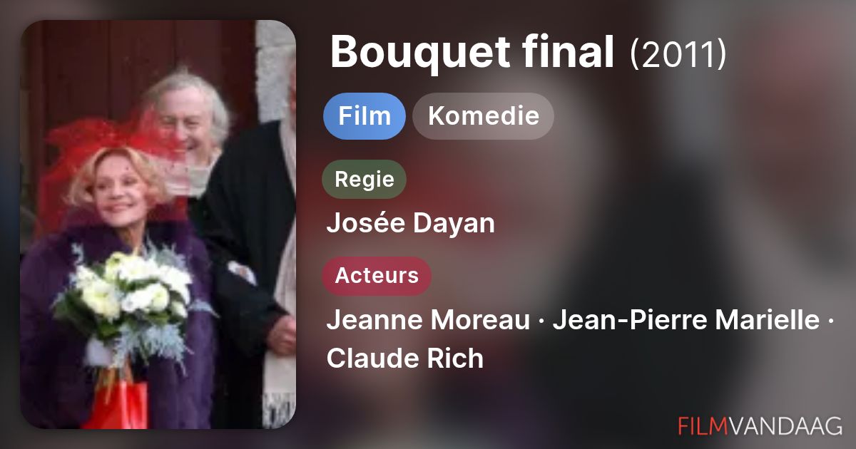 Bouquet final (film, 2011) - FilmVandaag.nl