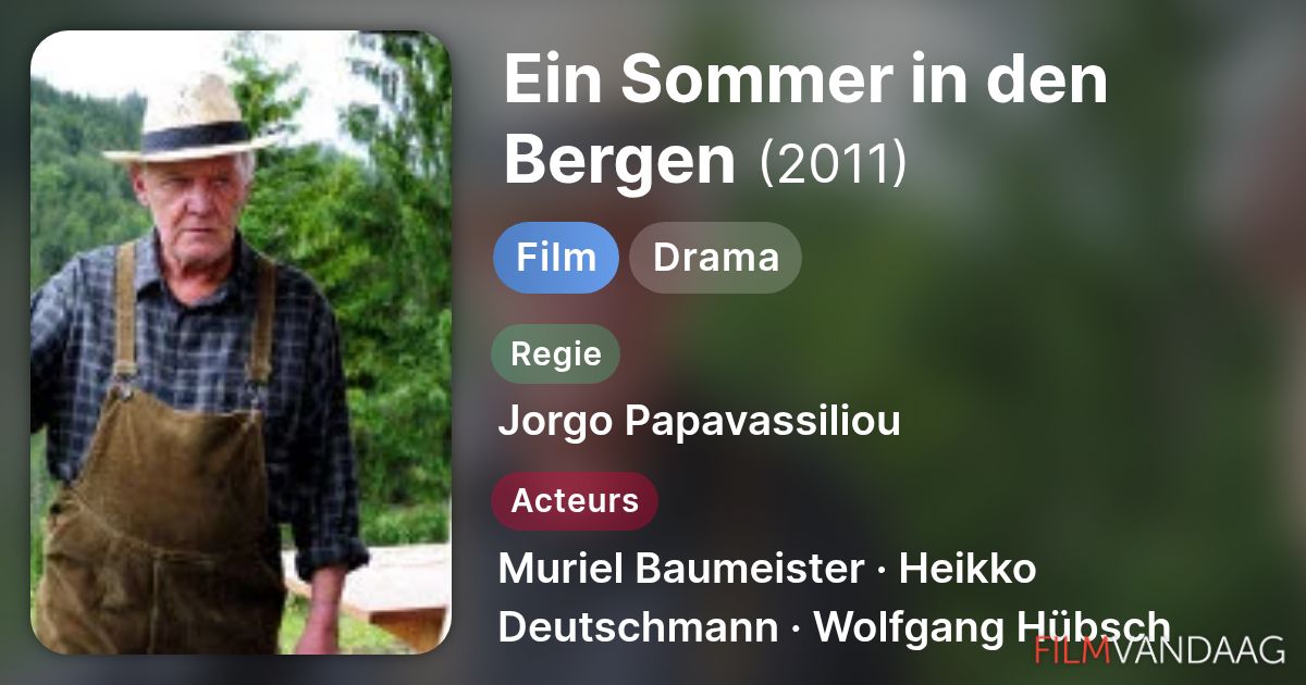 ein sommer in den bergen