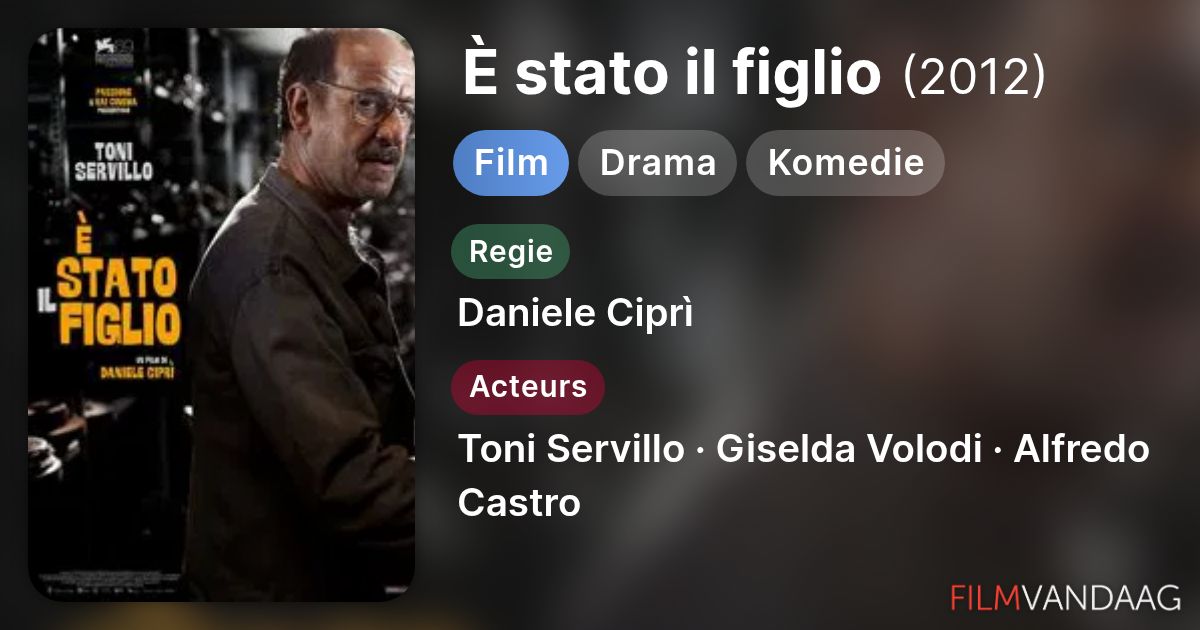 cast di è stato il figlio