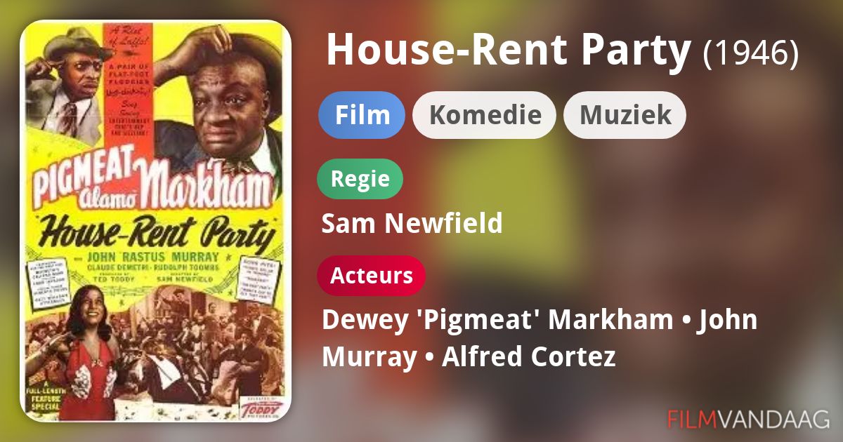 HouseRent Party (film, 1946) FilmVandaag.nl
