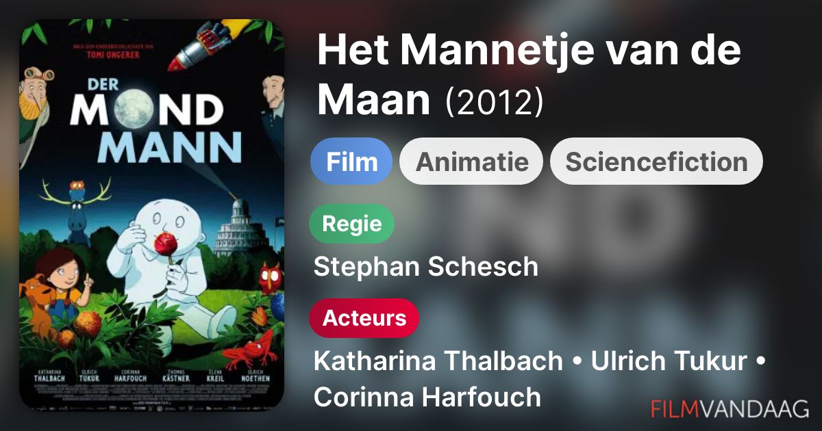 Het Mannetje van de Maan (film, 2012) - FilmVandaag.nl