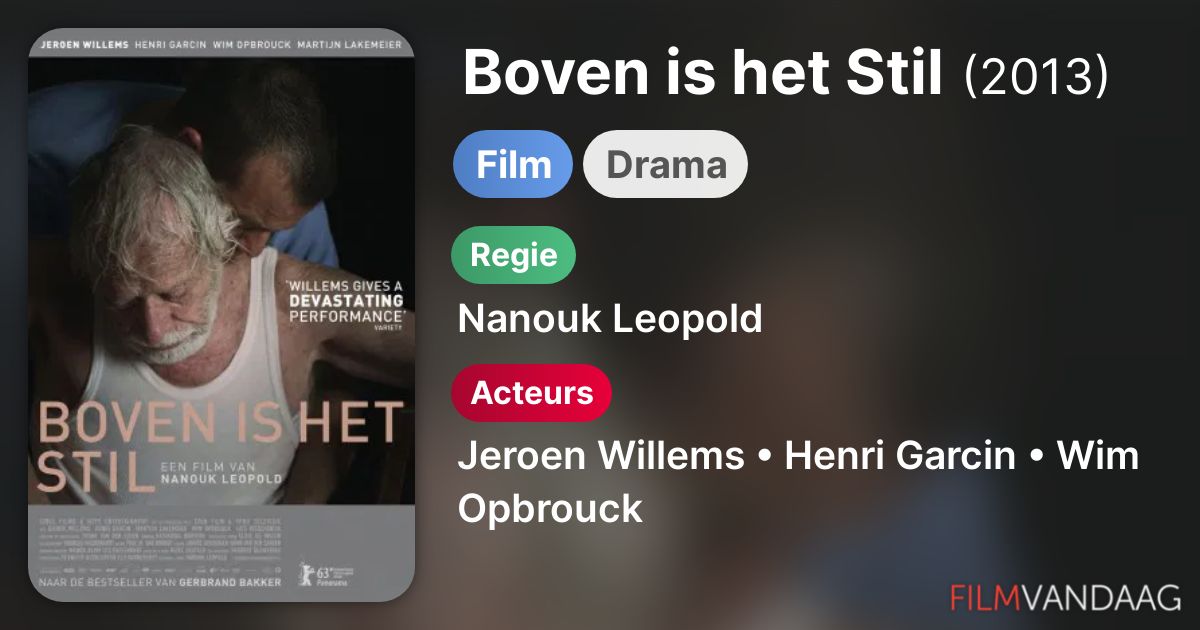 Boven is het Stil (film, 2013) FilmVandaag.nl