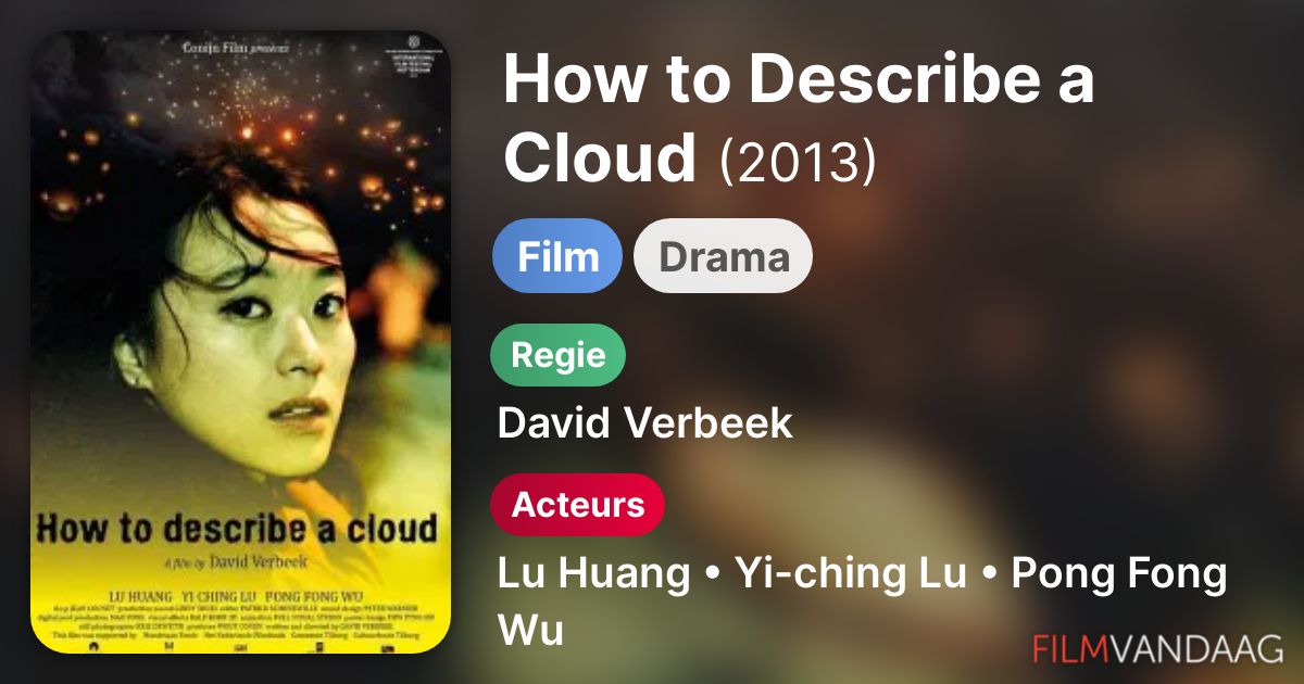 How to Describe a Cloud (film, 2013) FilmVandaag.nl