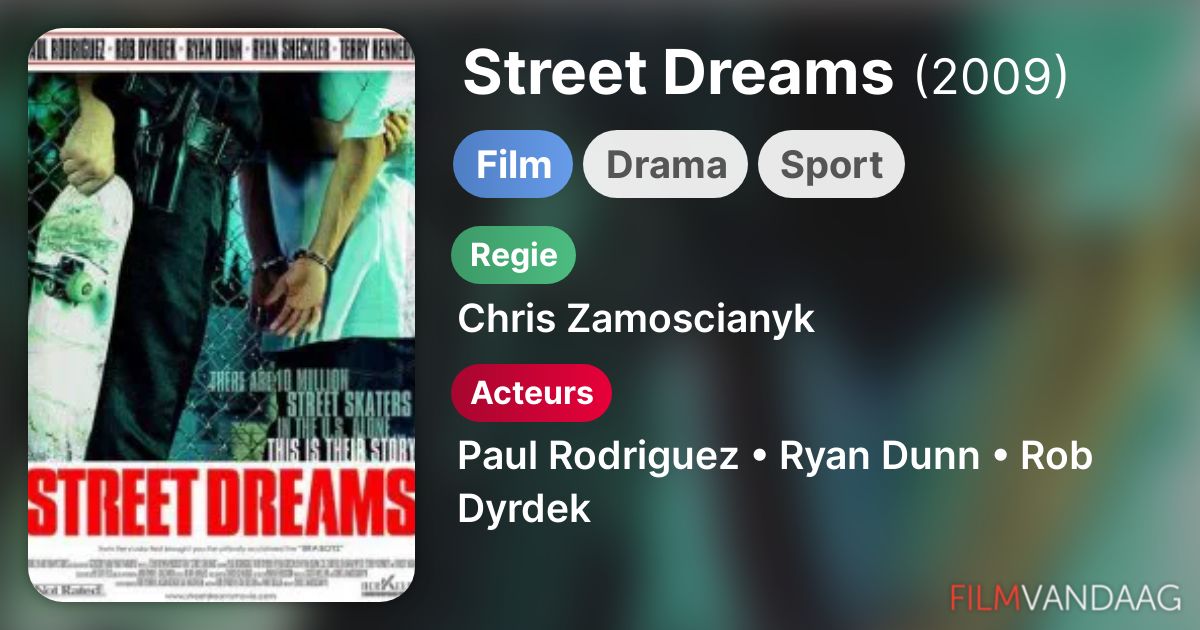 Street Dreams (film, 2009) FilmVandaag.nl