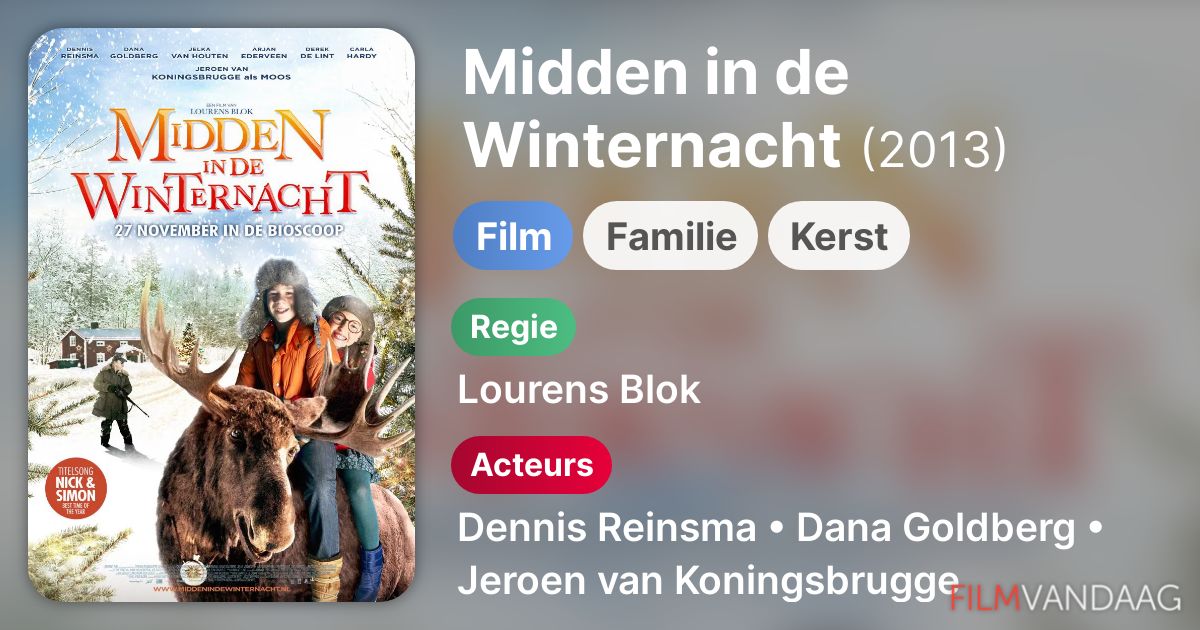 Midden in de Winternacht (film, 2013) FilmVandaag.nl Midden in de Winternacht (film, 2013) FilmVandaag.nl