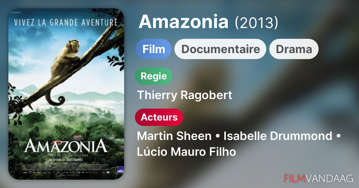 Amazonia (film, 2013) FilmVandaag.nl