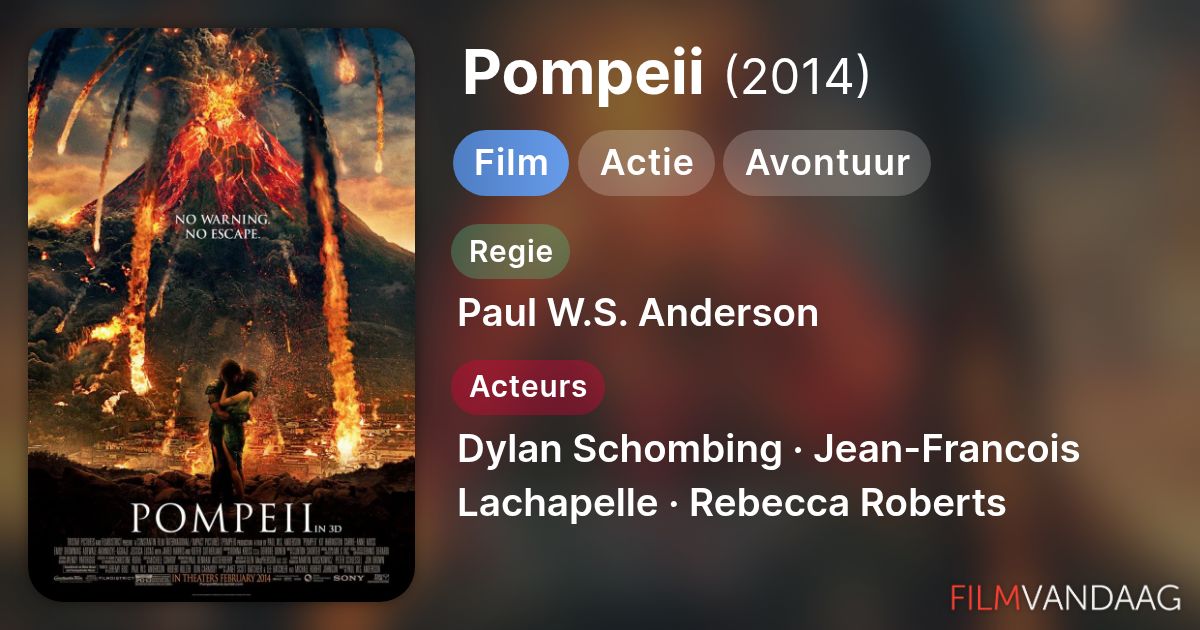 Pompeii (film, 2014) - FilmVandaag.nl