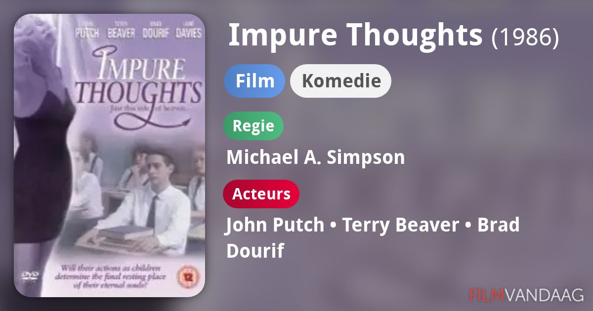 Impure Thoughts (film, 1986) FilmVandaag.nl