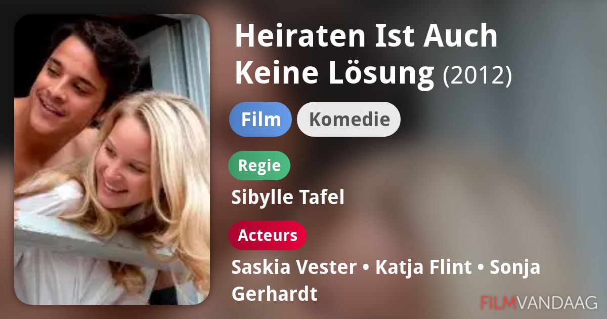 Heiraten Ist Auch Keine Lösung (film,