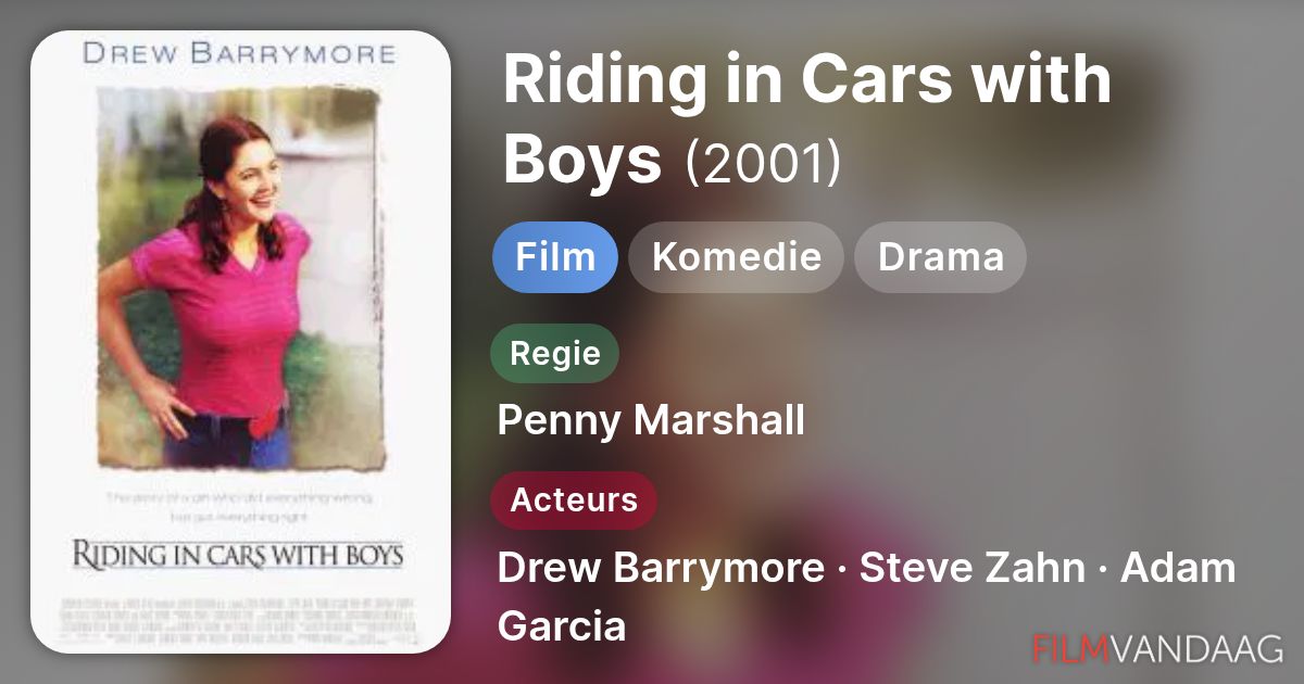 Riding in Cars with Boys (film, 2001) FilmVandaag.nl