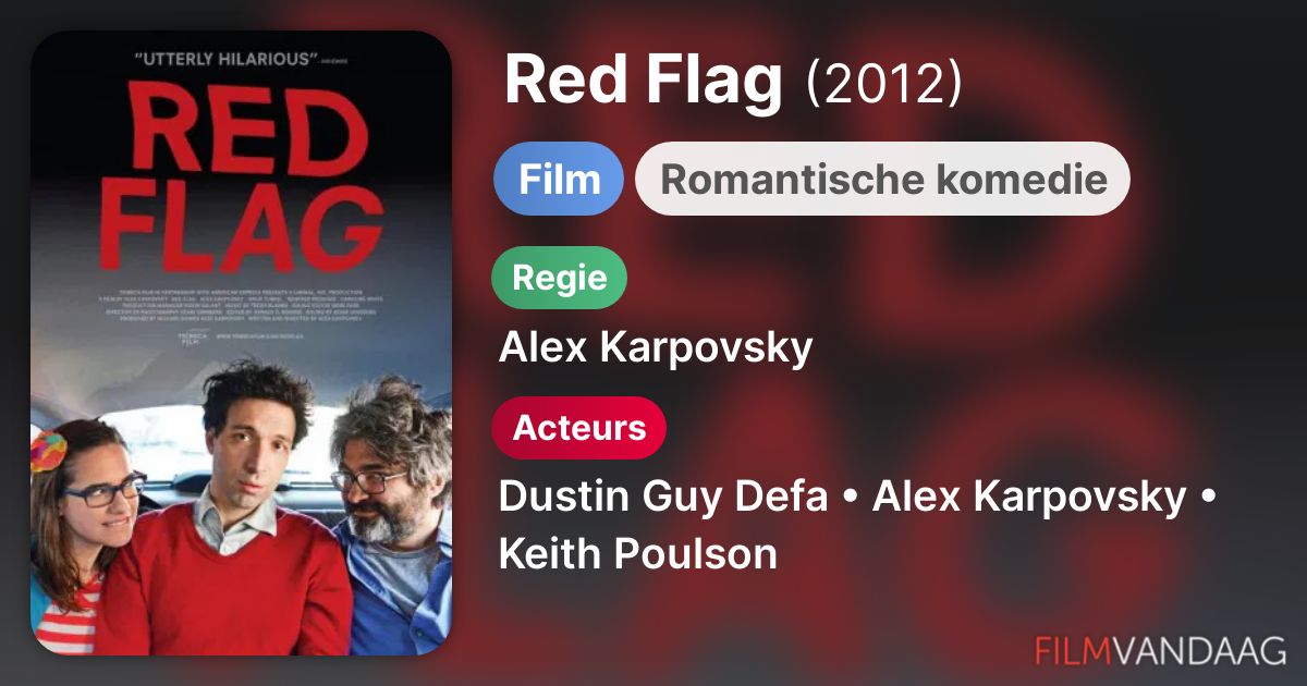 Red Flag (film, 2012) FilmVandaag.nl