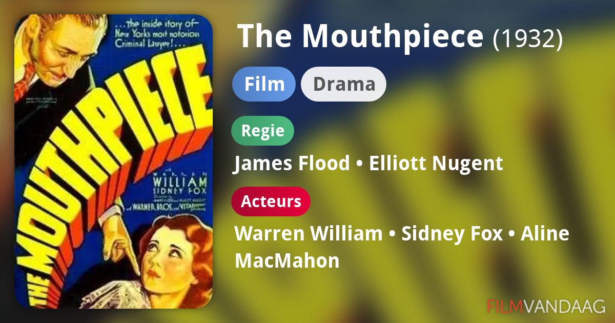 The Mouthpiece (film, 1932) FilmVandaag.nl