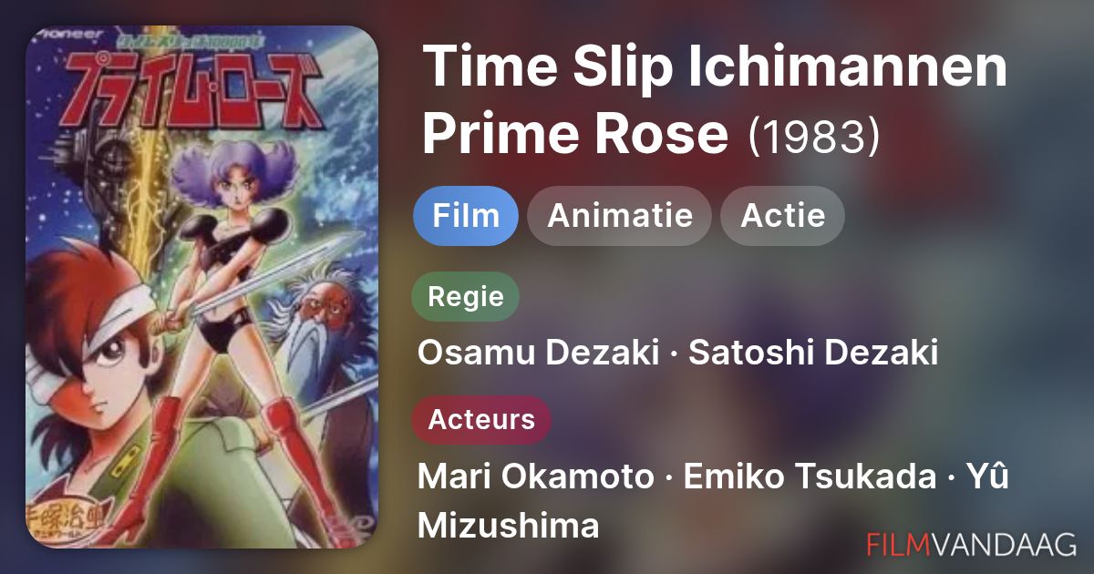 Time Slip Ichimannen Prime Rose (film, 1983) - FilmVandaag.nl