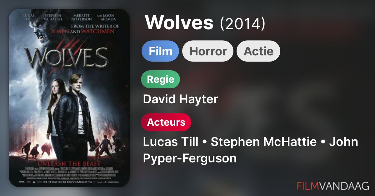 Wolves (film, 2014) FilmVandaag.nl