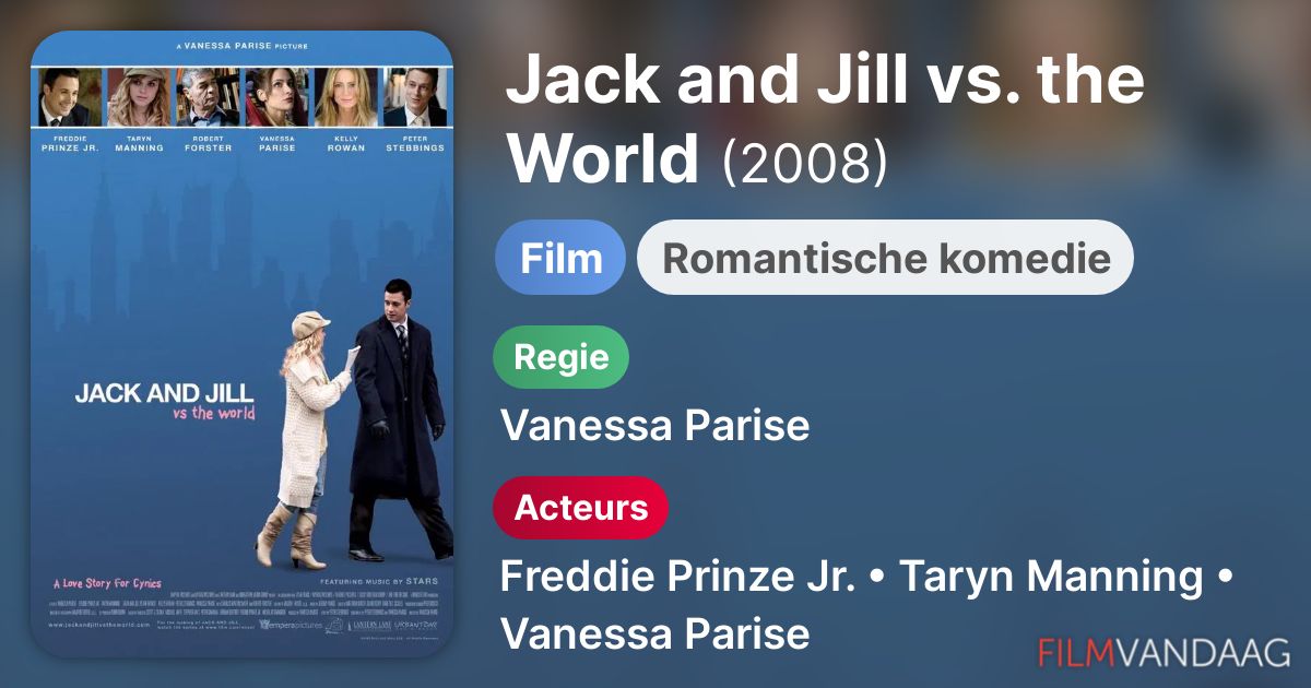 Jack and Jill vs. the World (film, 2008) FilmVandaag.nl