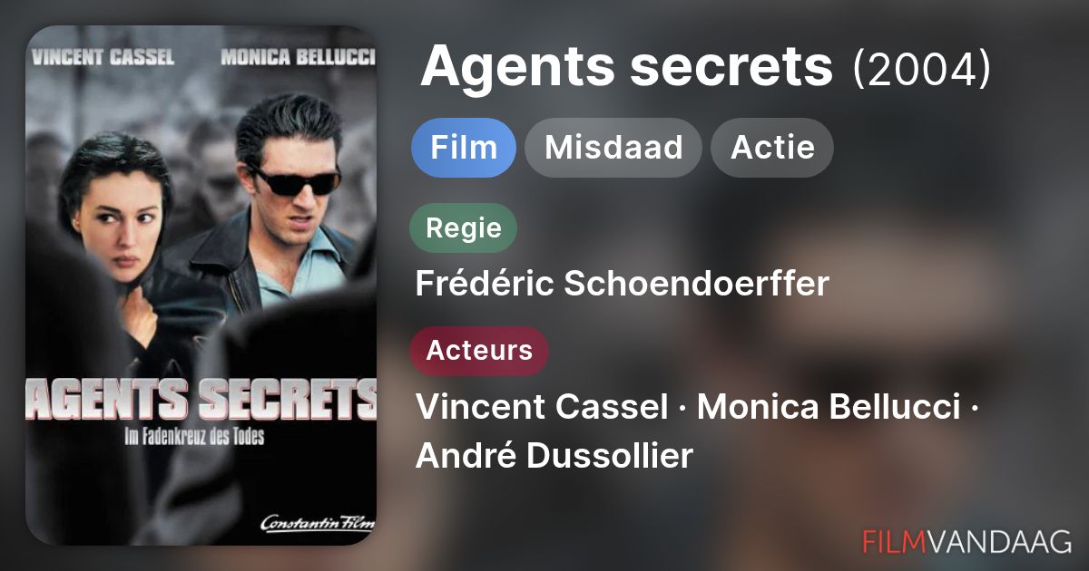 Agents secrets (film, 2004) - FilmVandaag.nl