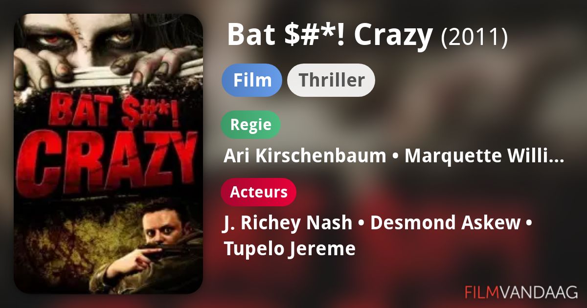 Bat *! Crazy (film, 2011) FilmVandaag.nl