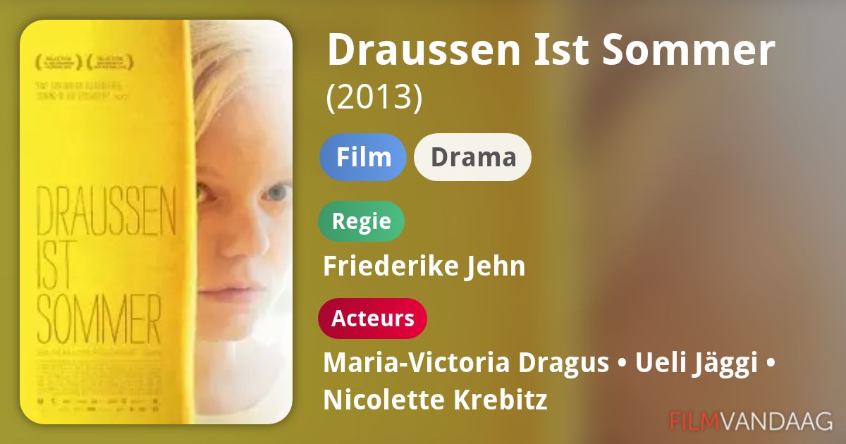 Draussen Ist Sommer (film, 2013) FilmVandaag.nl