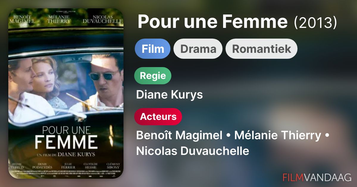 Pour Une Femme Film Streaming Pour une Femme (film, 2013) - FilmVandaag.nl