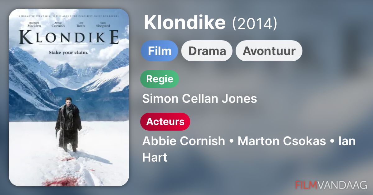 Klondike (film, 2014) FilmVandaag.nl
