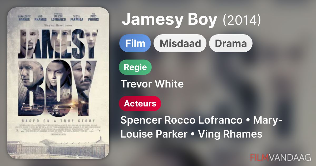 Jamesy Boy (film, 2014) FilmVandaag.nl