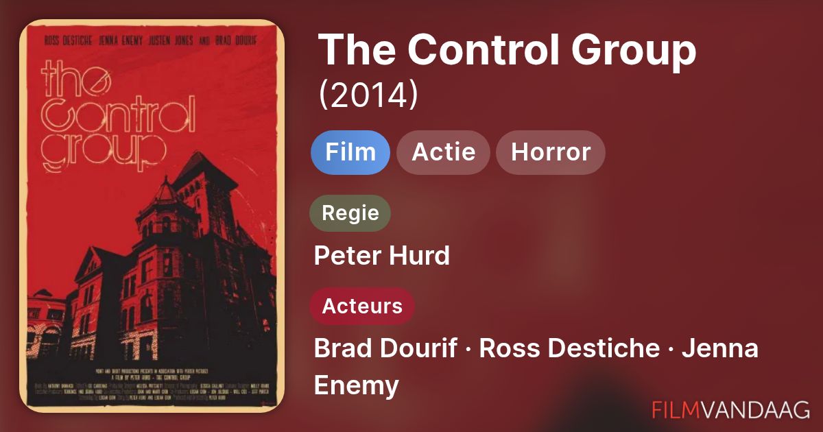 The Control Group (film, 2014) - FilmVandaag.nl