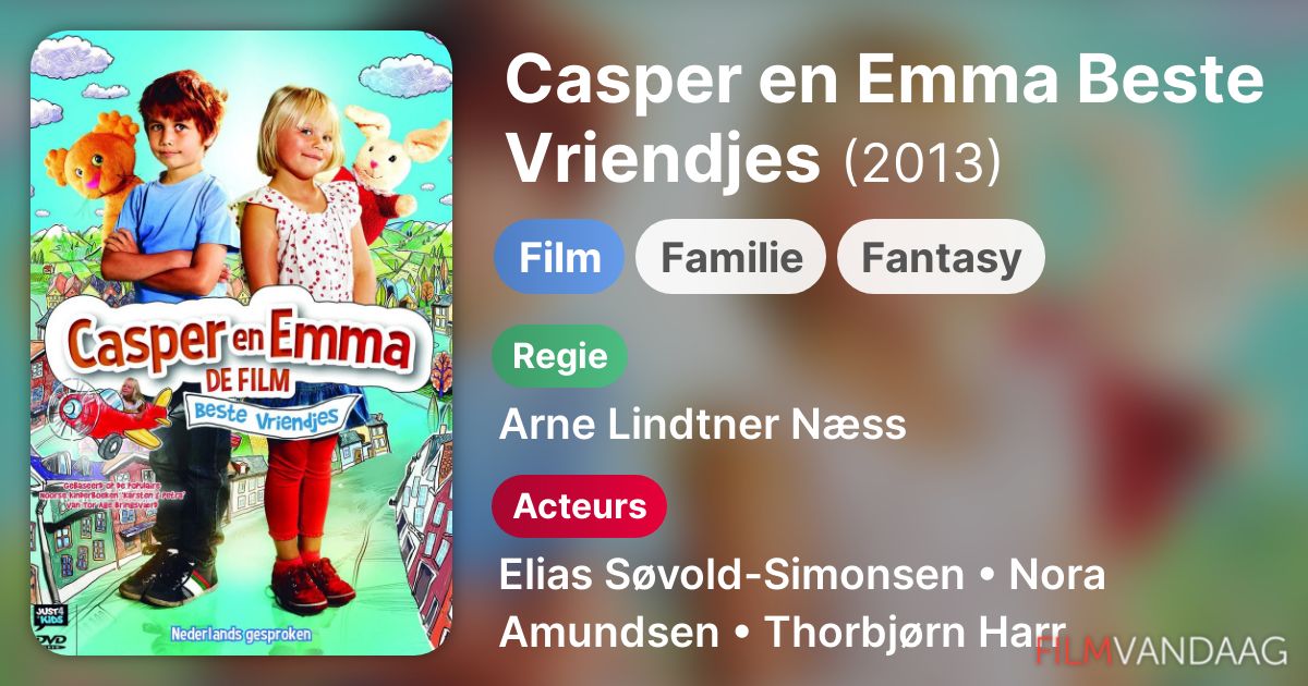 Casper en Emma Beste Vriendjes (film, 2013) FilmVandaag.nl
