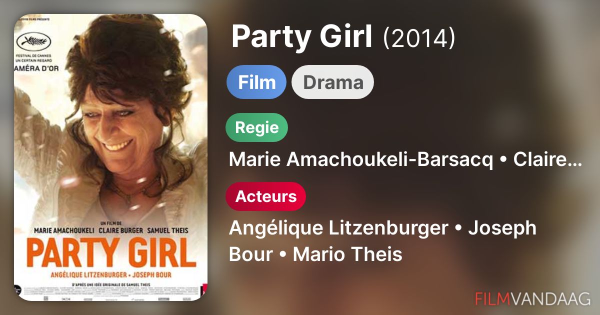 Party Girl (film, 2014) FilmVandaag.nl