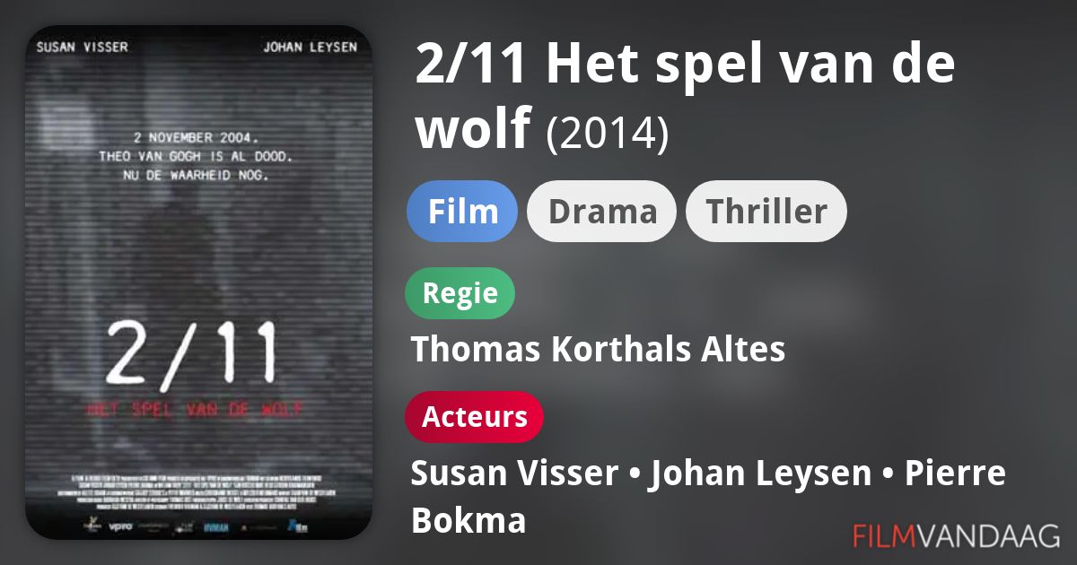 2 11 Het Spel Van De Wolf Film 14 Filmvandaag Nl 2 11 Het Spel Van De Wolf Film 14 Filmvandaag Nl
