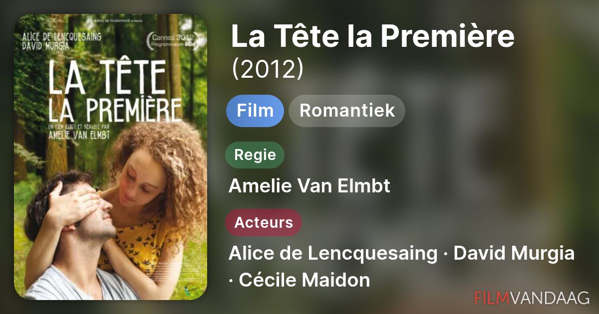 La Tête la Première (film, 2012) - FilmVandaag.nl