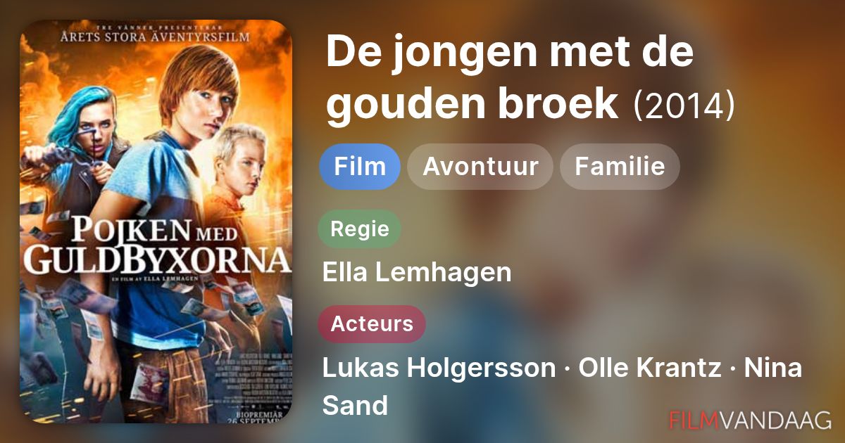 De jongen met de gouden broek (film, 2014) kopen op dvd of blu-ray