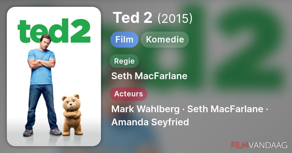 Kijk Ted 2 Film 2015 Nu Online Filmvandaag Nl