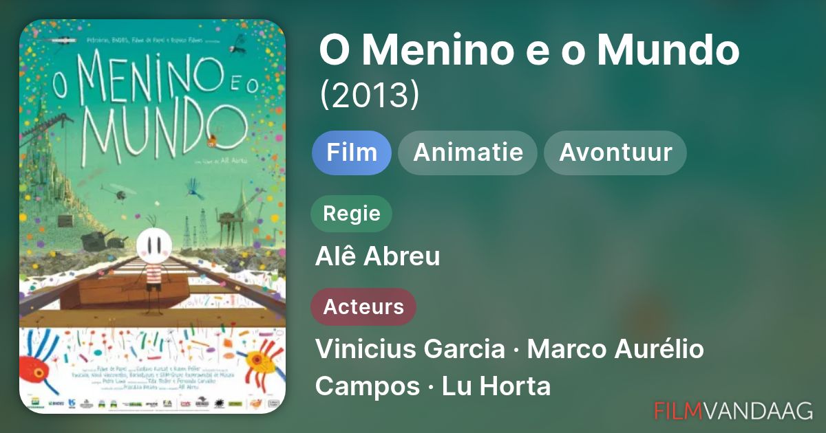 O Menino e o Mundo (film, 2013) - FilmVandaag.nl
