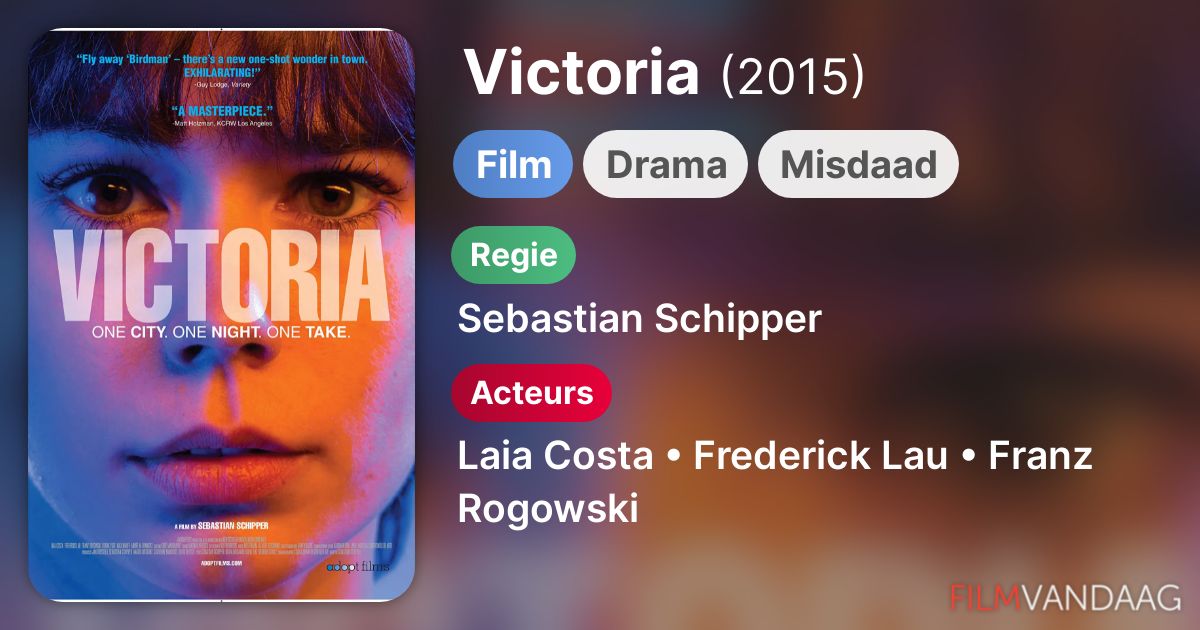 Victoria (film, 2015) FilmVandaag.nl