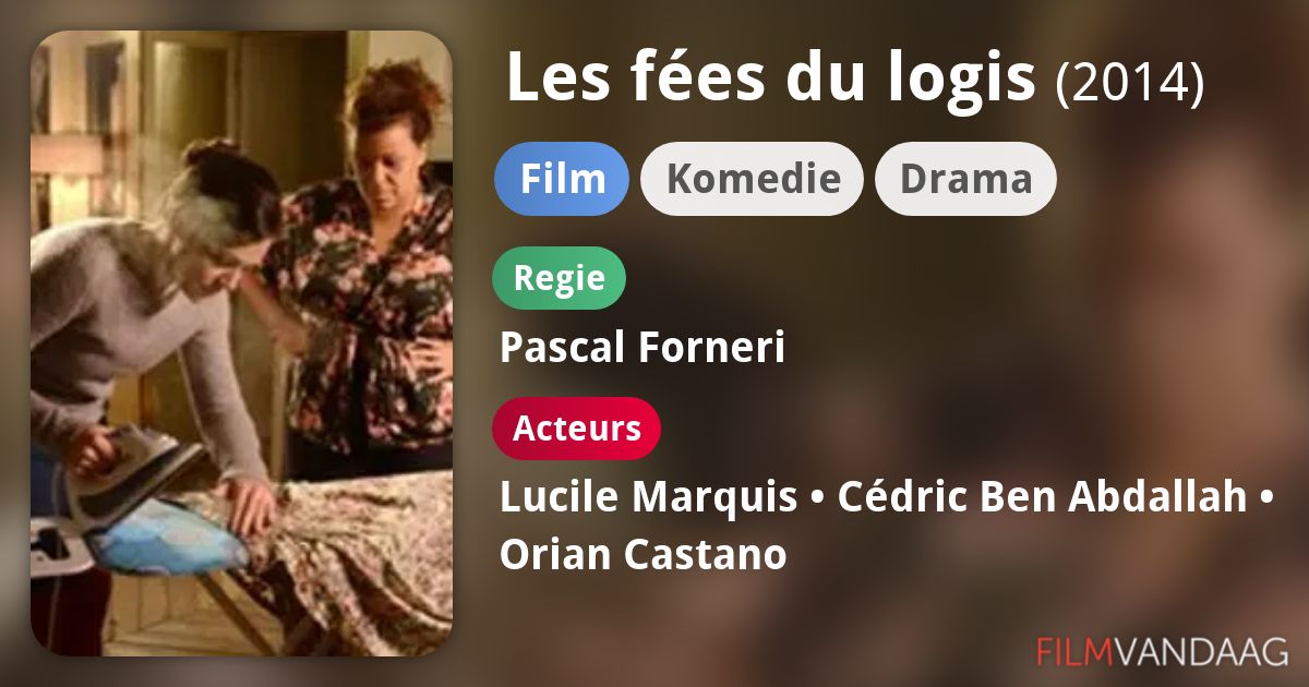 Les fées du logis (film, 2014) FilmVandaag.nl